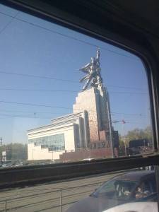 Л. И. Мухина "Рабочий и колхозница" после реставрации